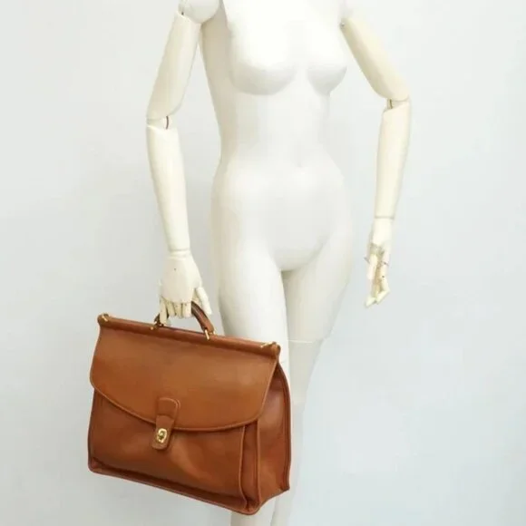 RARE Vintage Coach Beekman Briefcase 1990s - Made in Italy - Picture 12 of 12